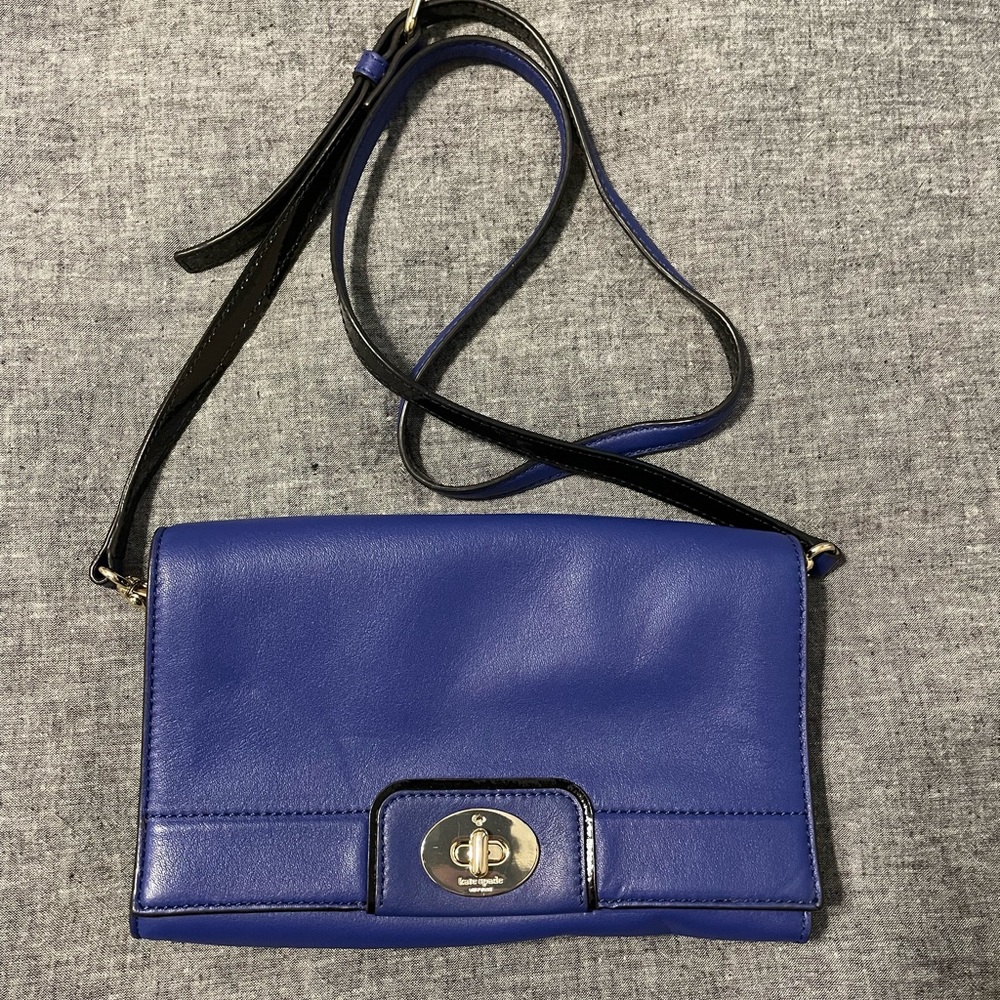 Blue Kate Spade Crossbody Bag